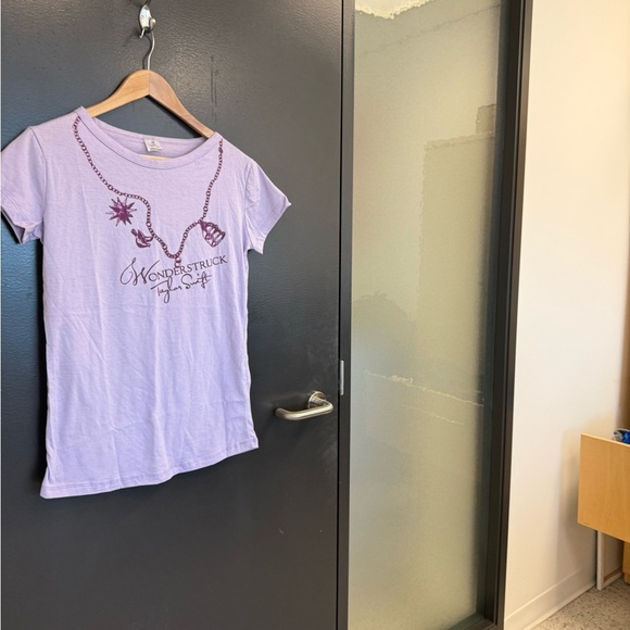 Taylor Swift S Never worn very rare “Wonderstruck” lilac Purple Fitted Polo Tee - Picture 3 of 13
